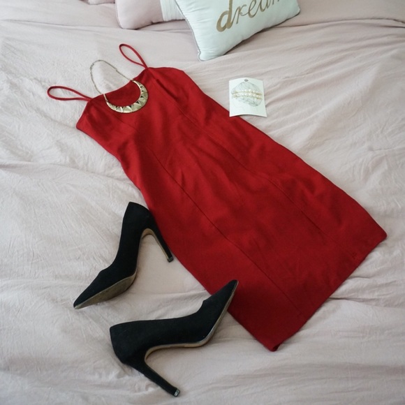 Forever 21 Red Cocktail Dress - Picture 1 of 5